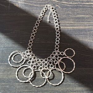 Silver Circle Necklace